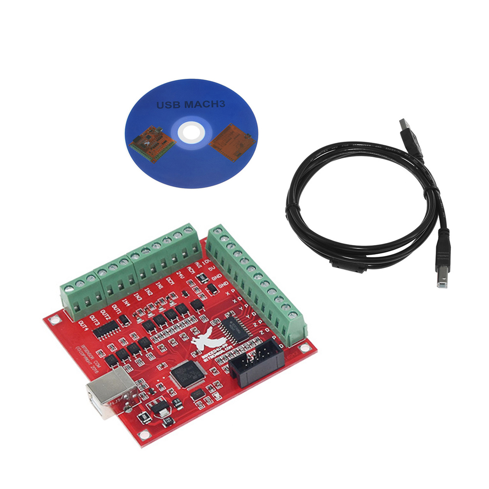 MACH3 CNC USB 100Khz Breakout  - đánh giá và giá Mach3 Usb Cnc Controller 4 Axis 100Khz