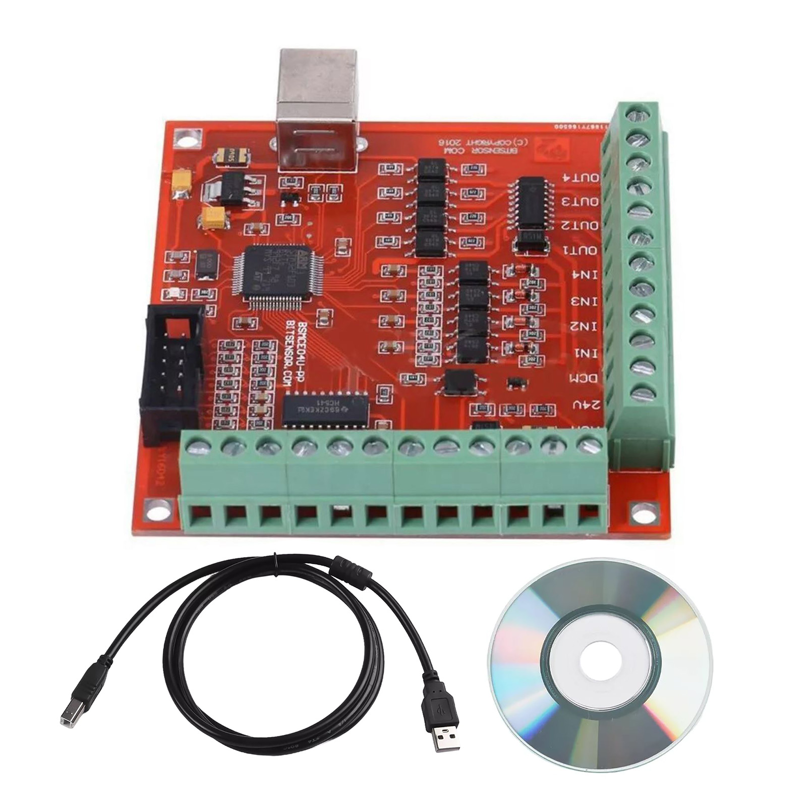 USB CNC 4-Axis Motion Control  - đánh giá và giá Mach3 Usb Cnc Controller 4 Axis 100Khz